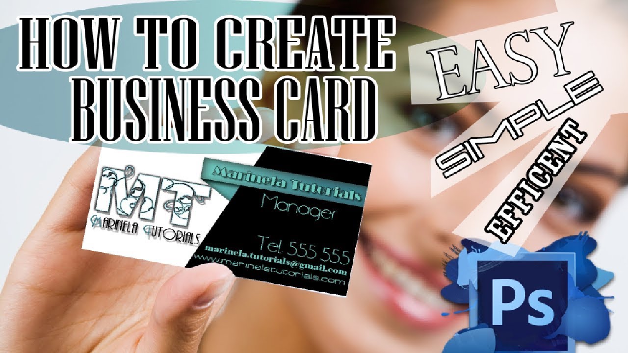 creating business cards in photoshop 2