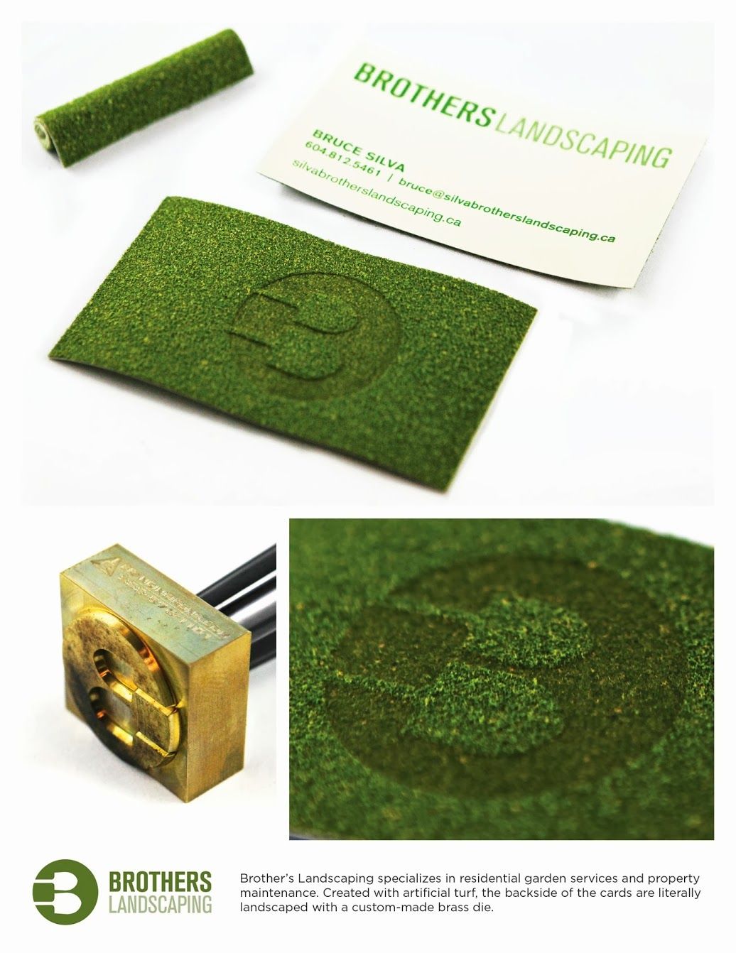 creative landscaping business cards 2