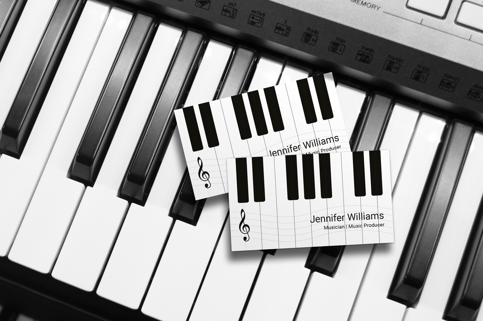 creative music business cards 2