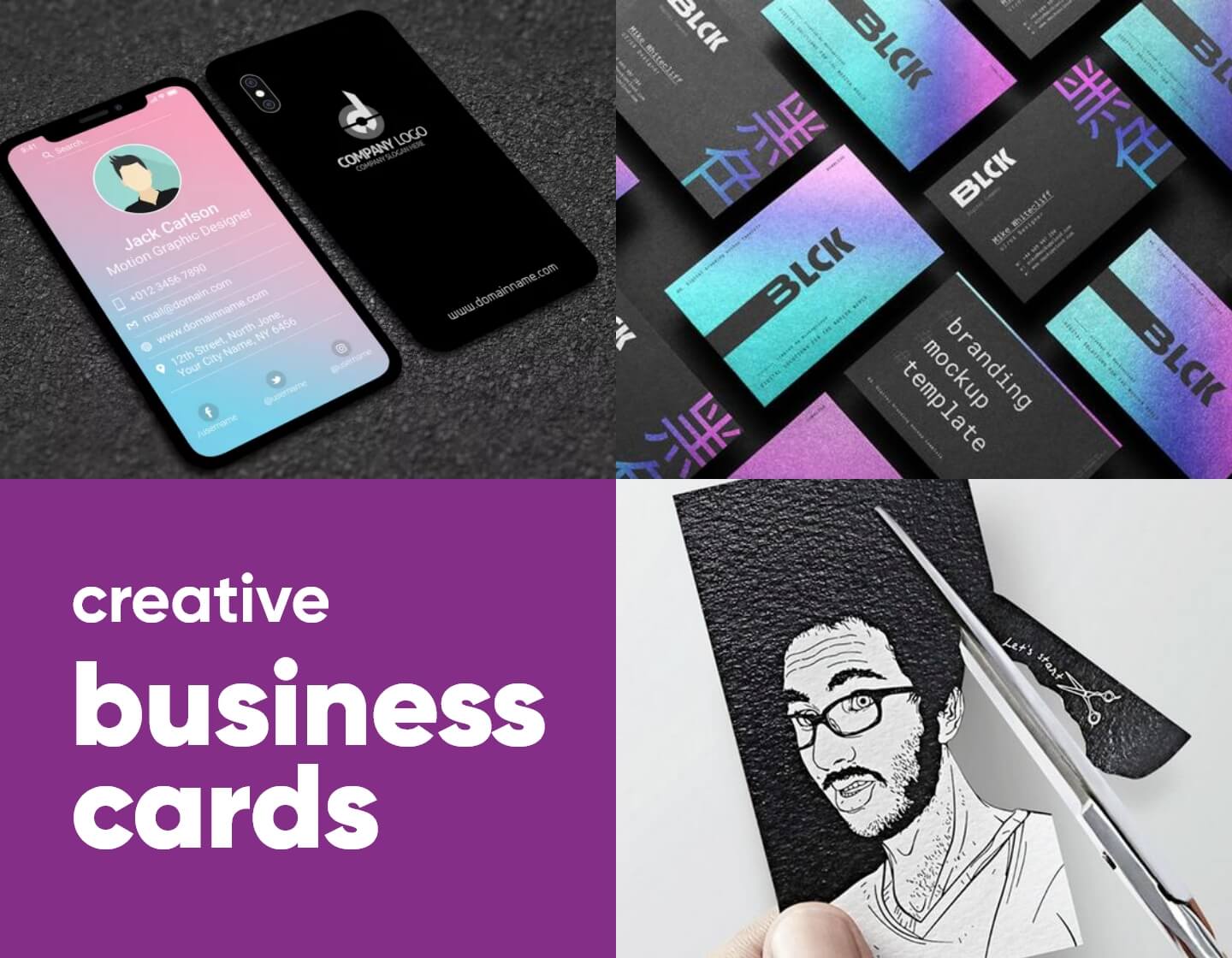 creative ways to display business cards 3