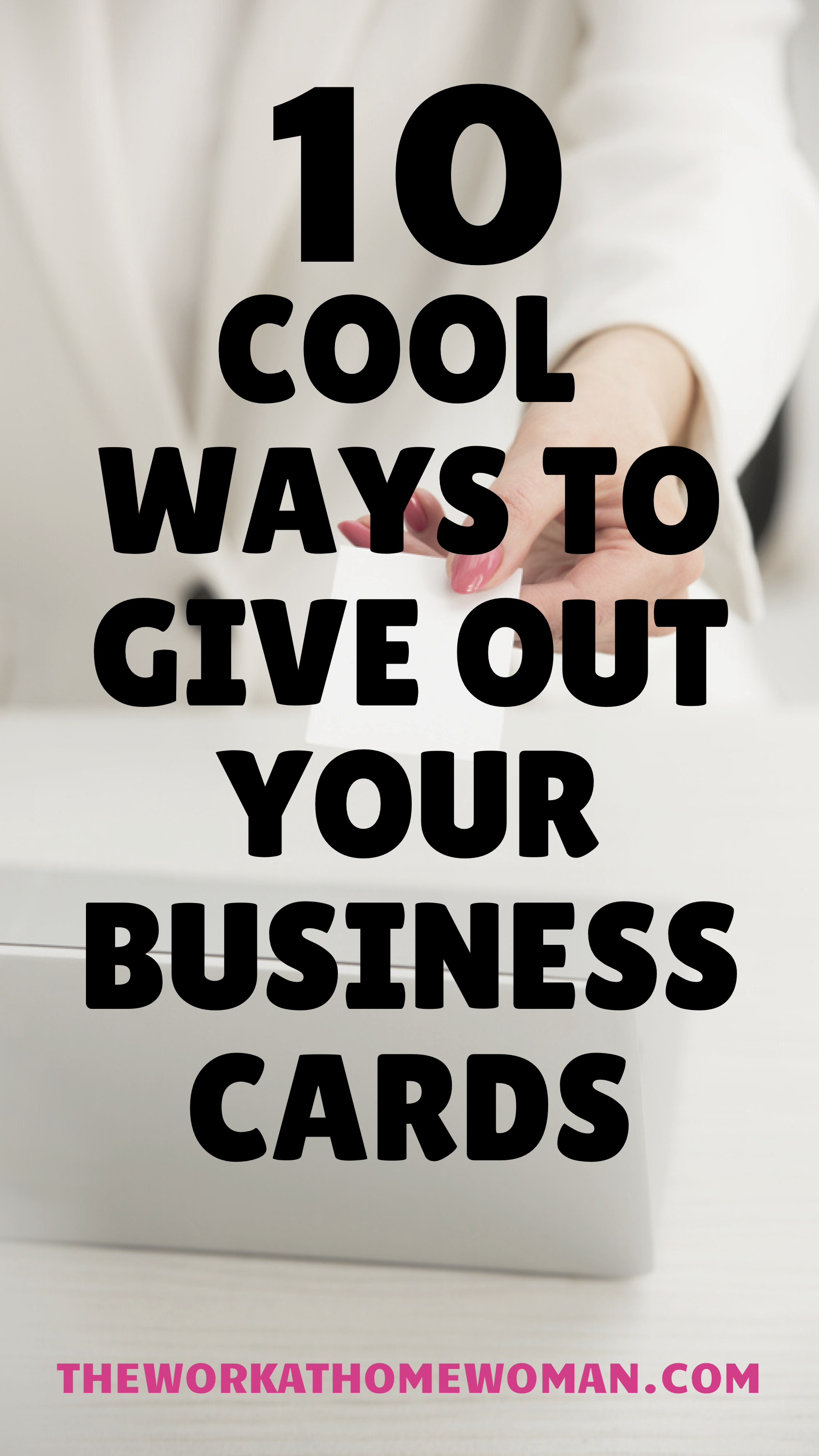 creative ways to give out business cards 3