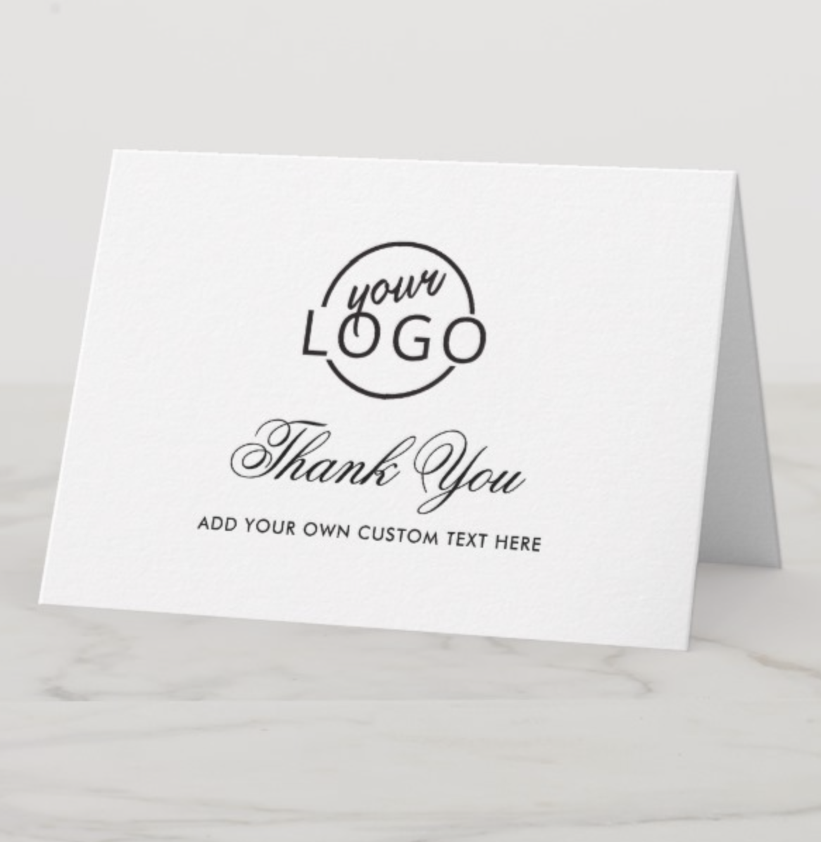 custom business thank you cards with logo 1
