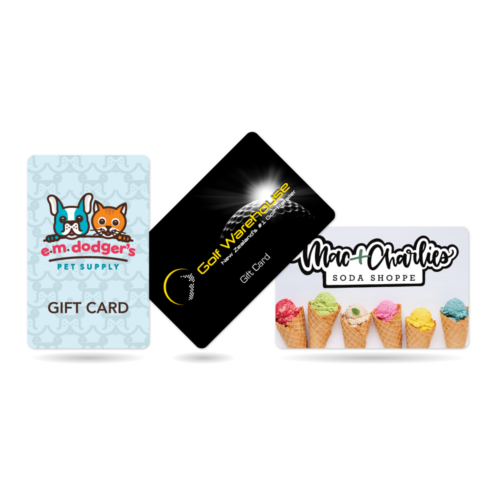custom gift cards for business with barcode 1