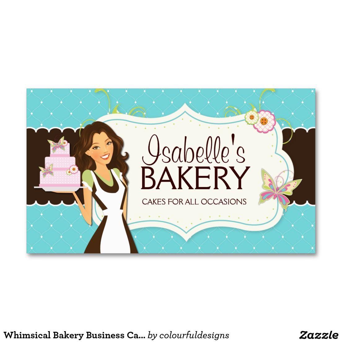 cute bakery business cards 2