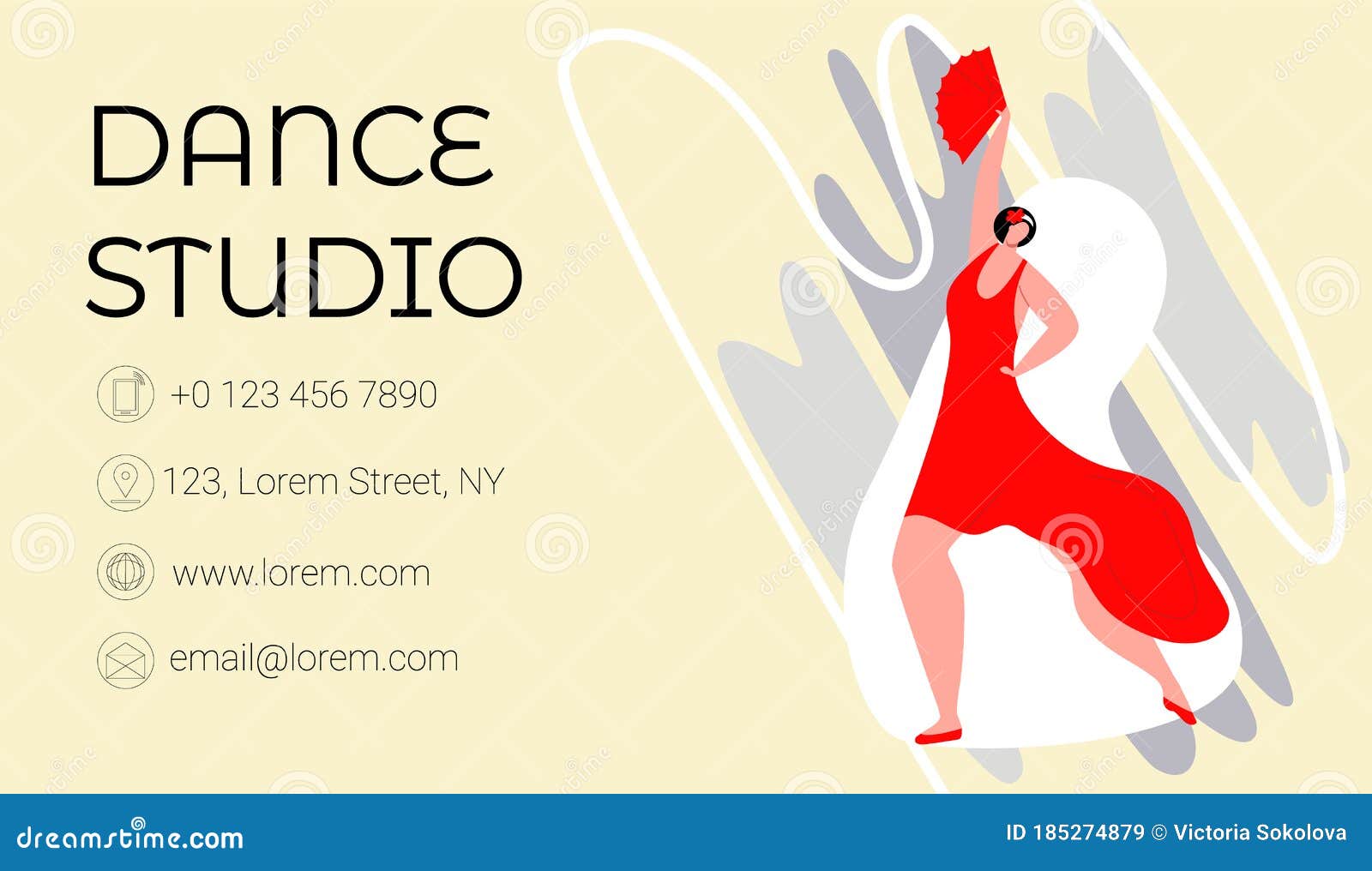 dance business cards 4