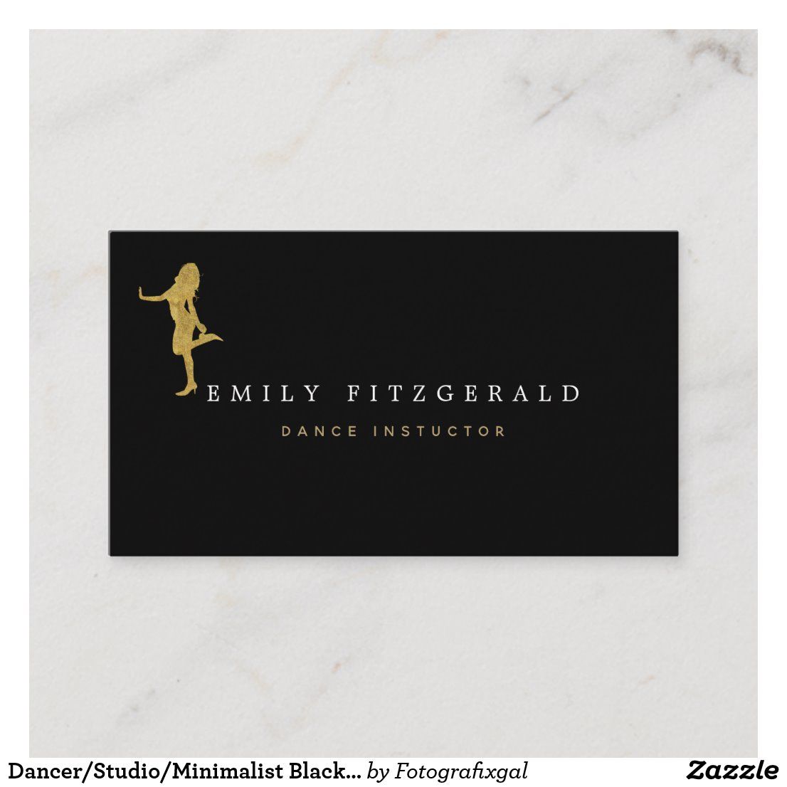dance business cards 5