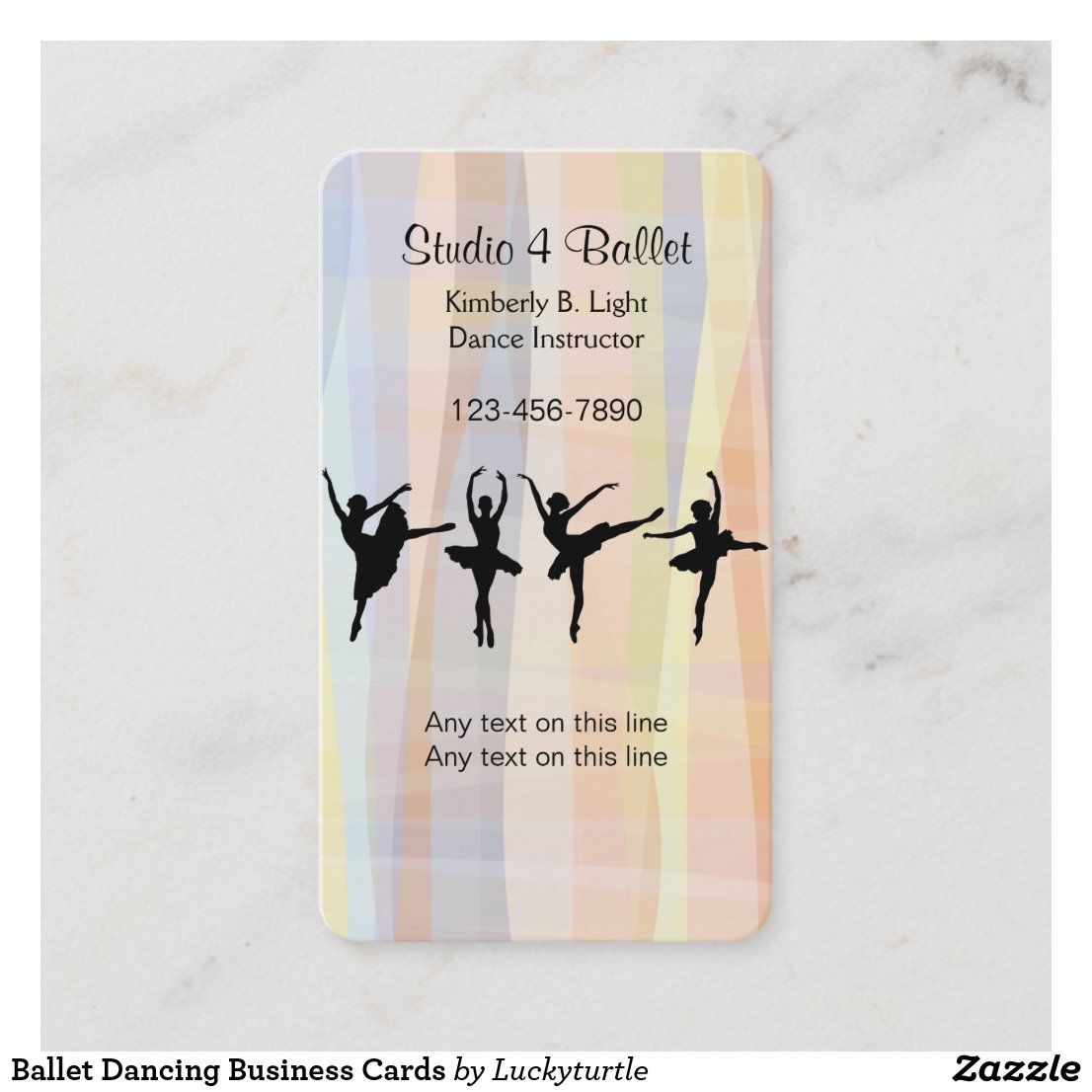 dancers business cards 2