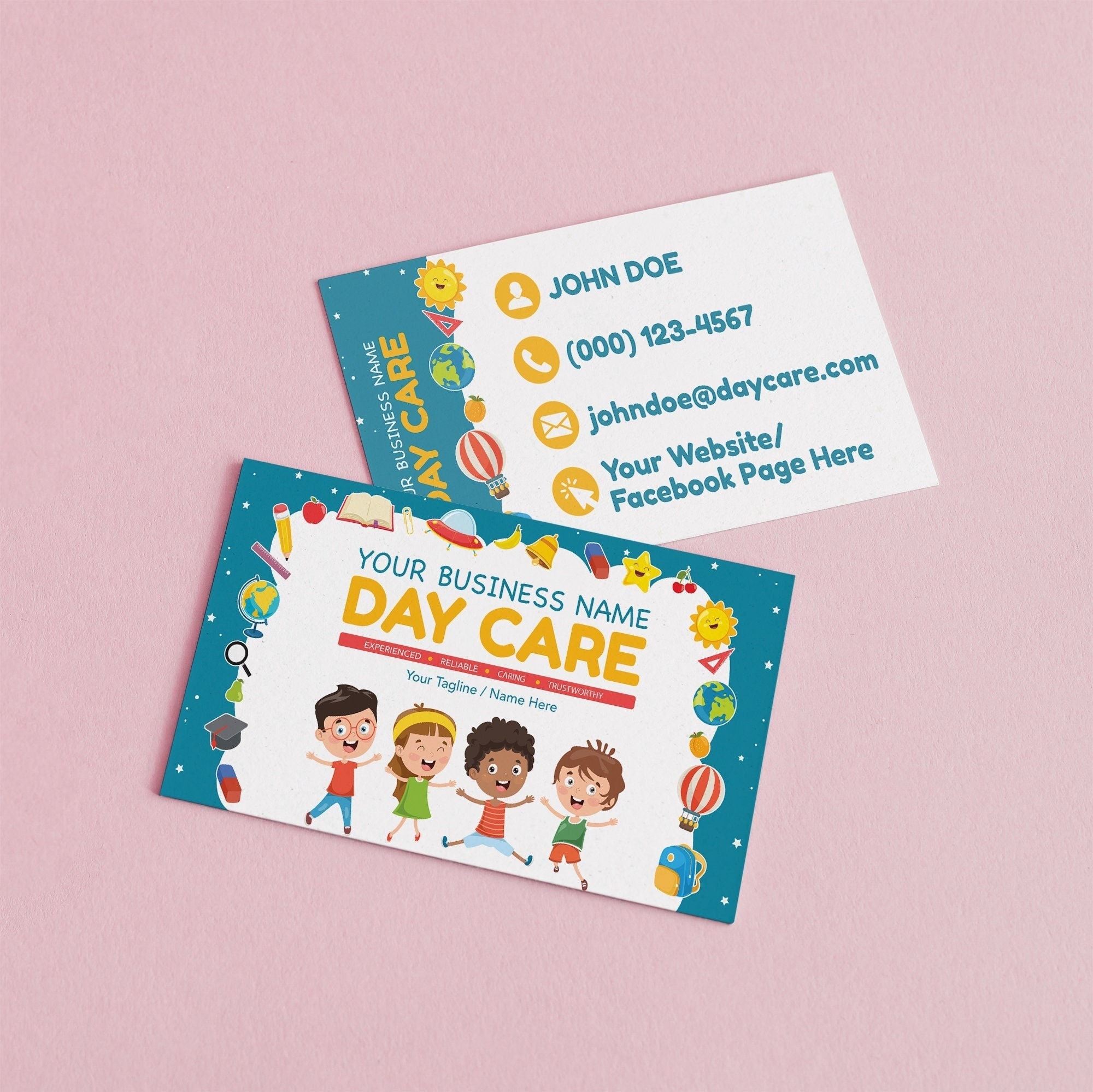 day care business cards 1