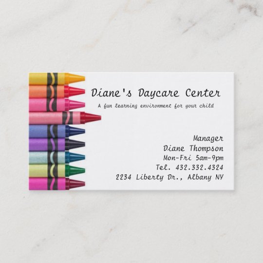 daycare business cards 5