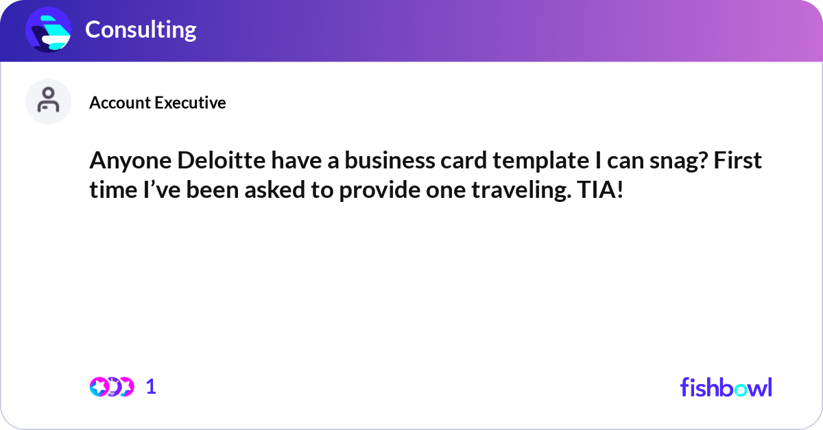 deloitte business cards 2