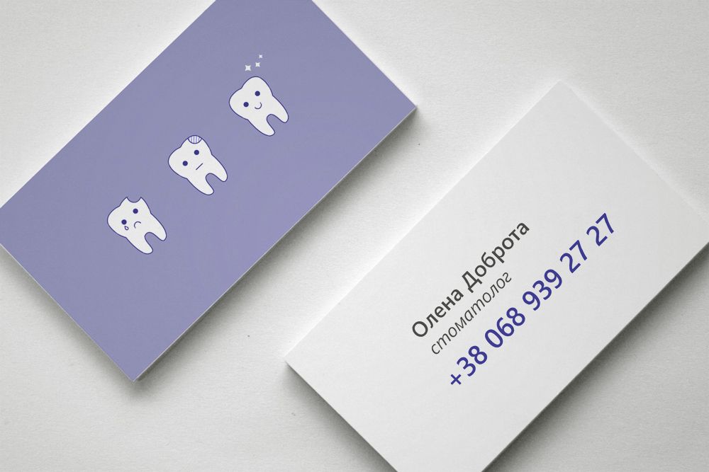 dentist business cards design 2