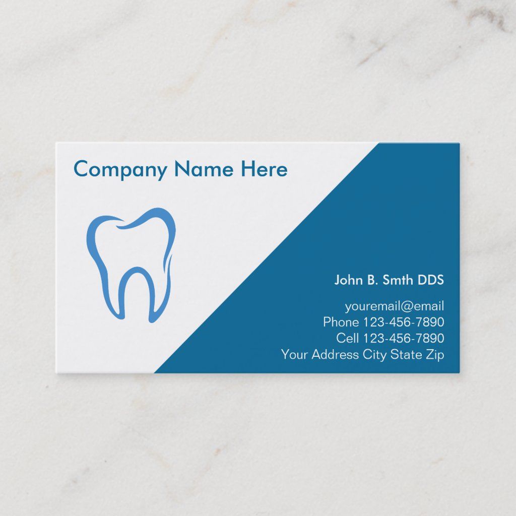 dentist business cards design 3