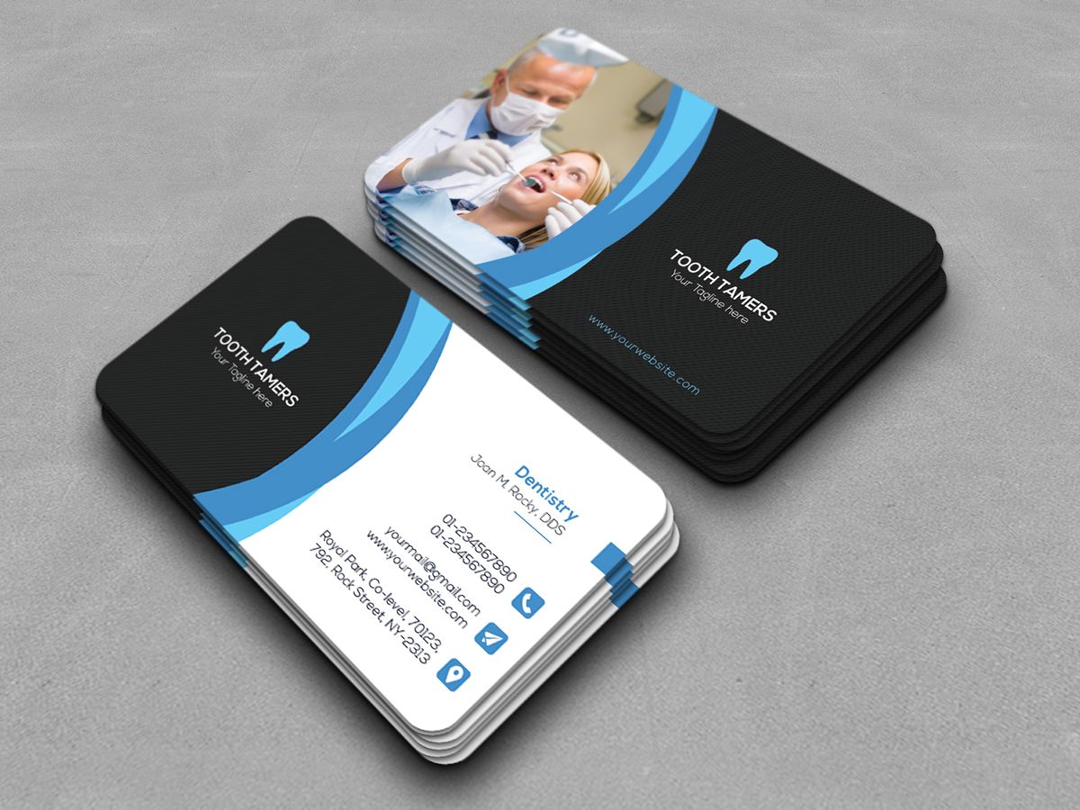 dentistry business cards 1