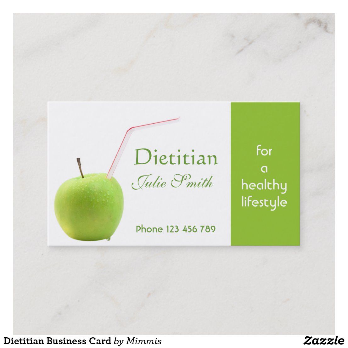 dietitian business cards 4