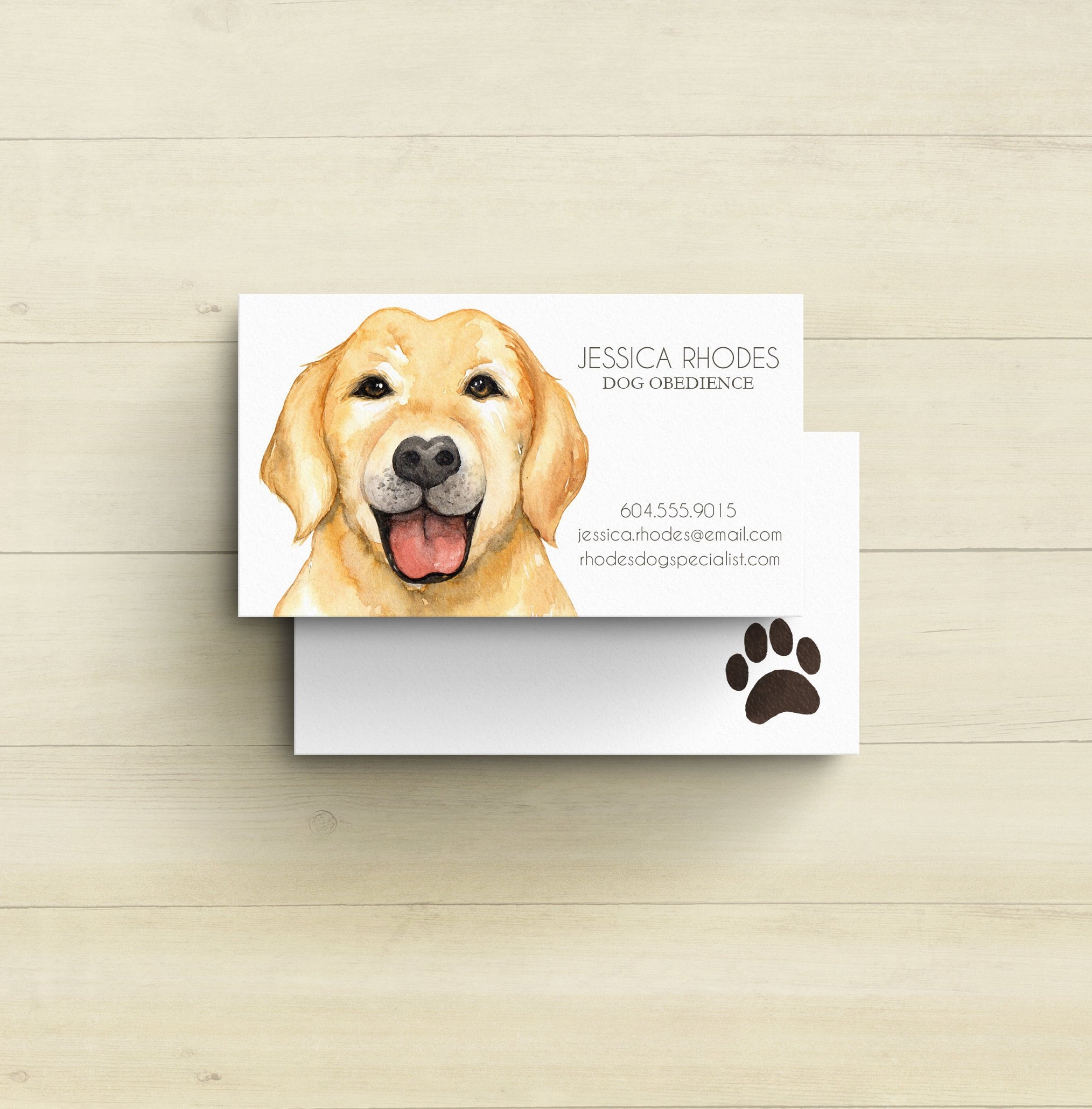 dog business cards 1