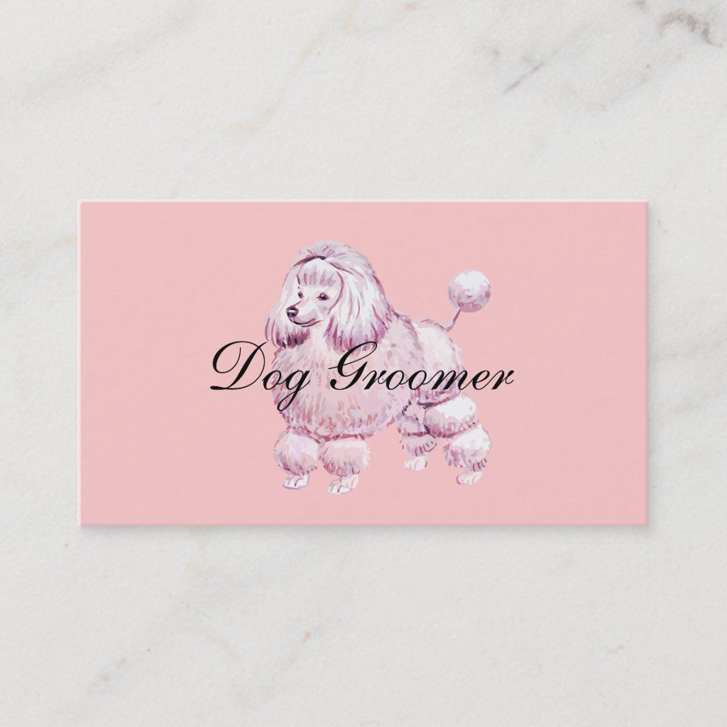 dog grooming business cards 5