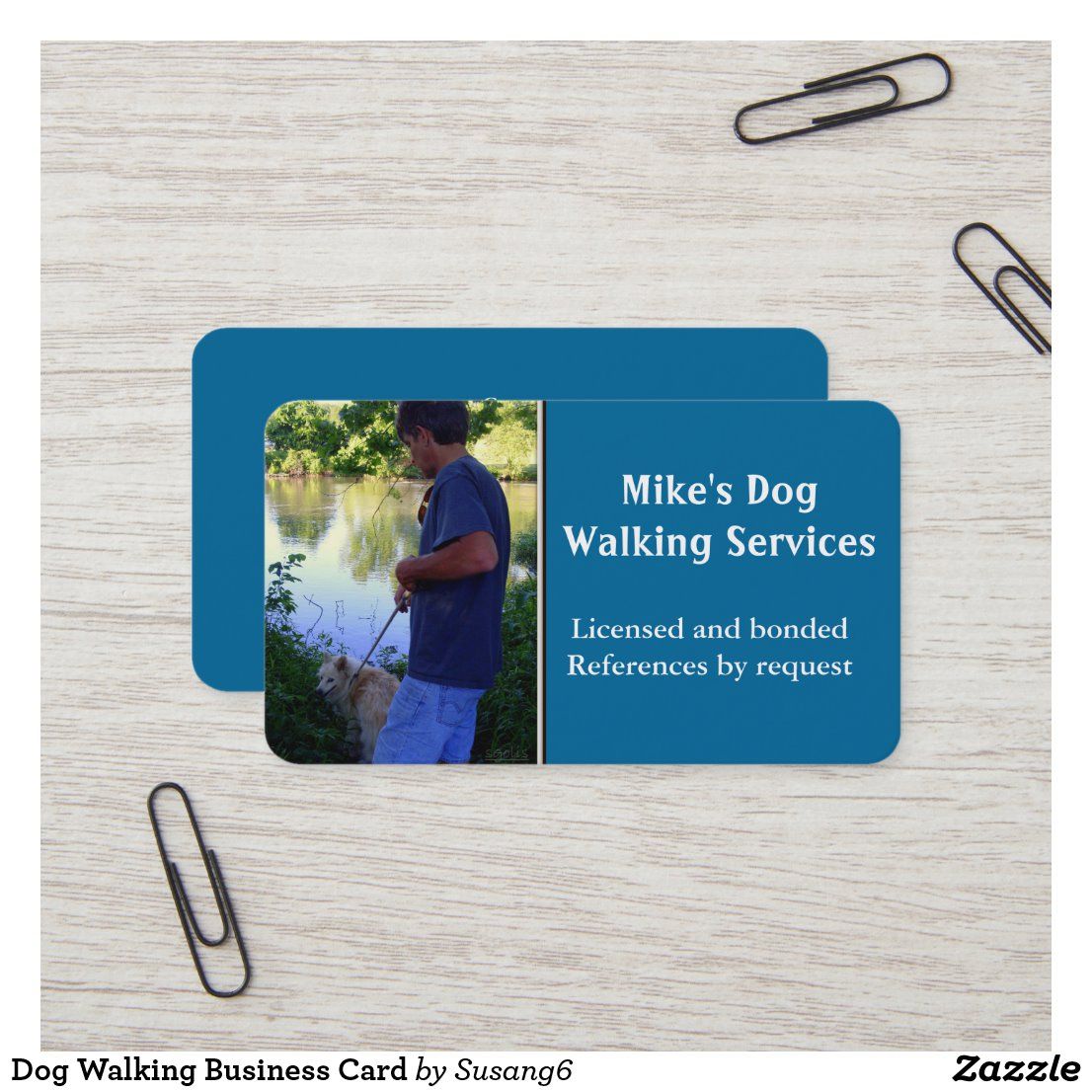 dog walking business cards ideas 8