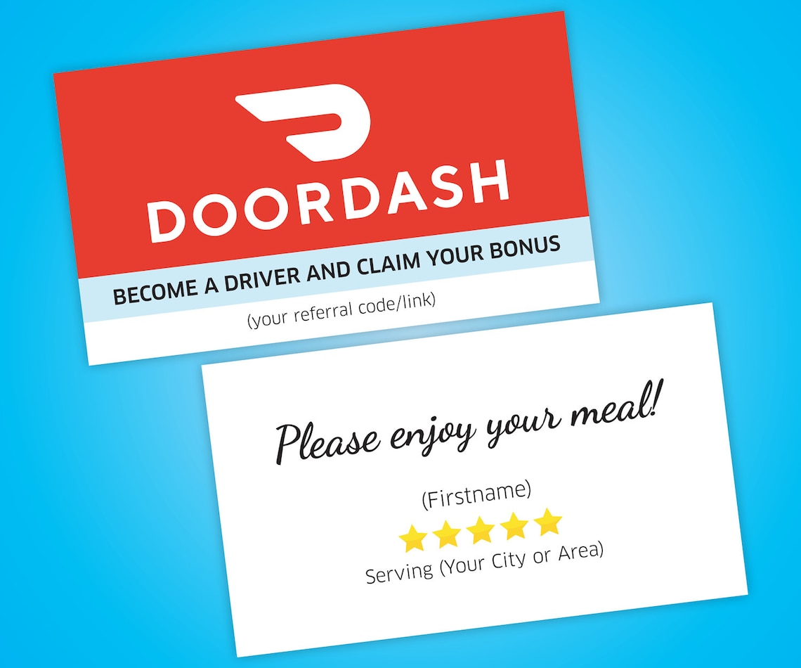 doordash business cards 1