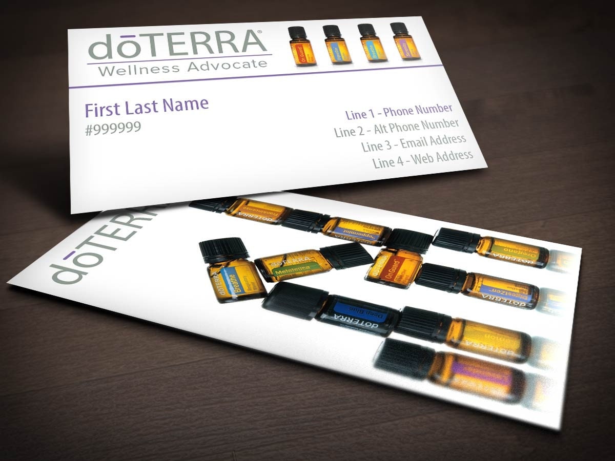 doterra business cards vistaprint 6