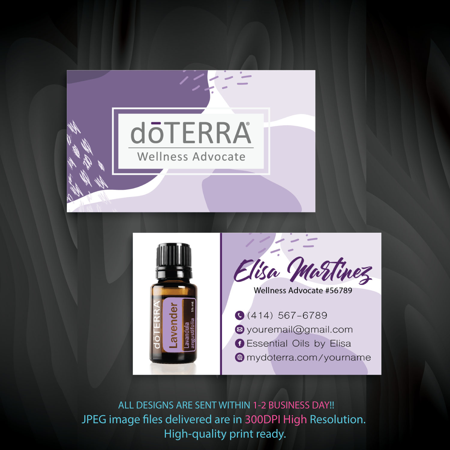 doterra business cards vistaprint 8