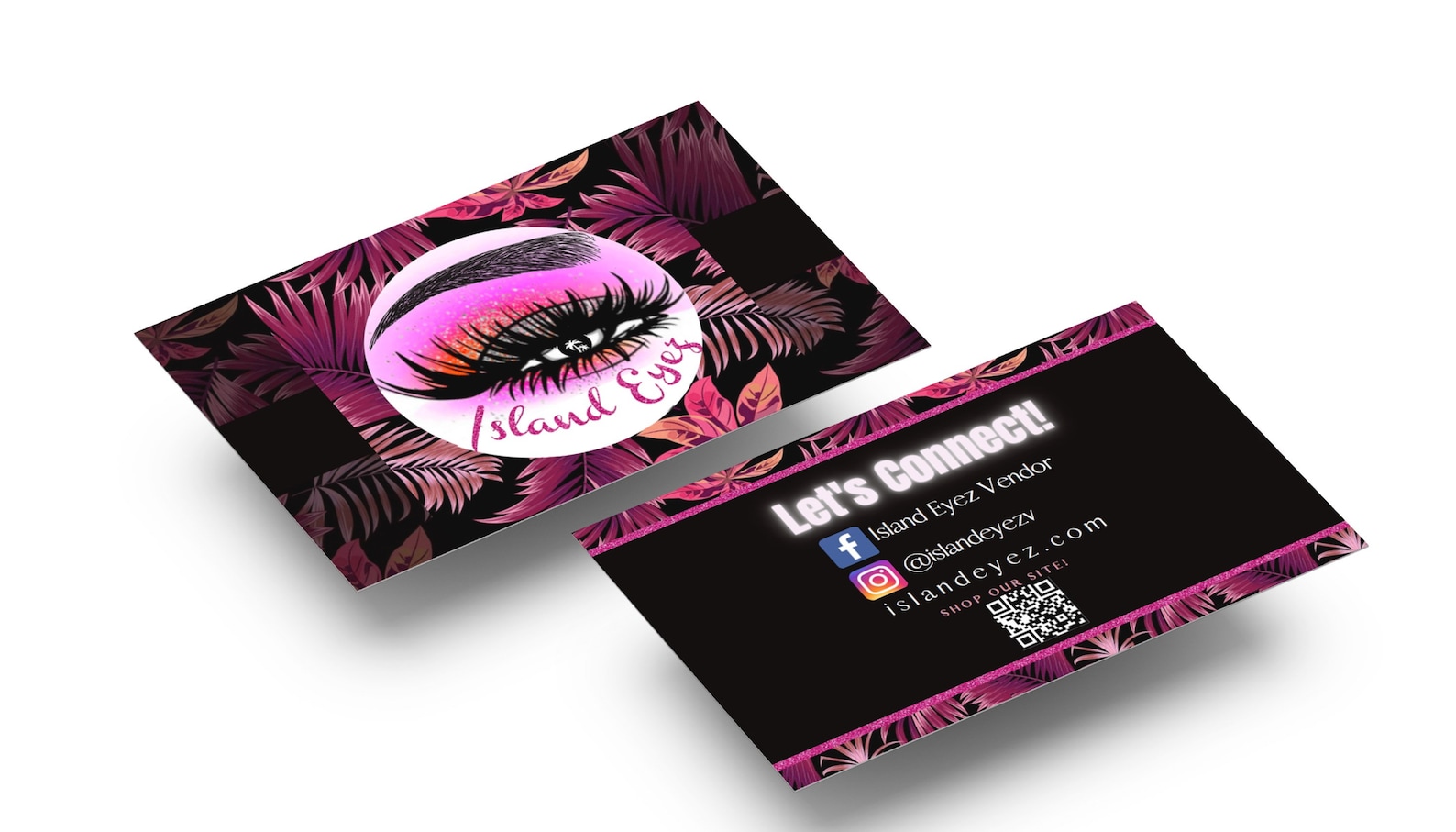 double sided glossy business cards 2