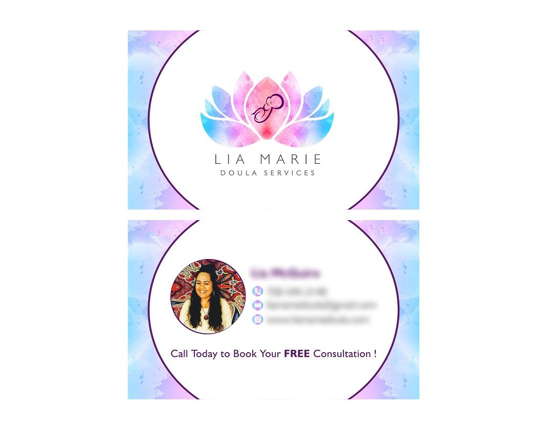 doula business cards 3