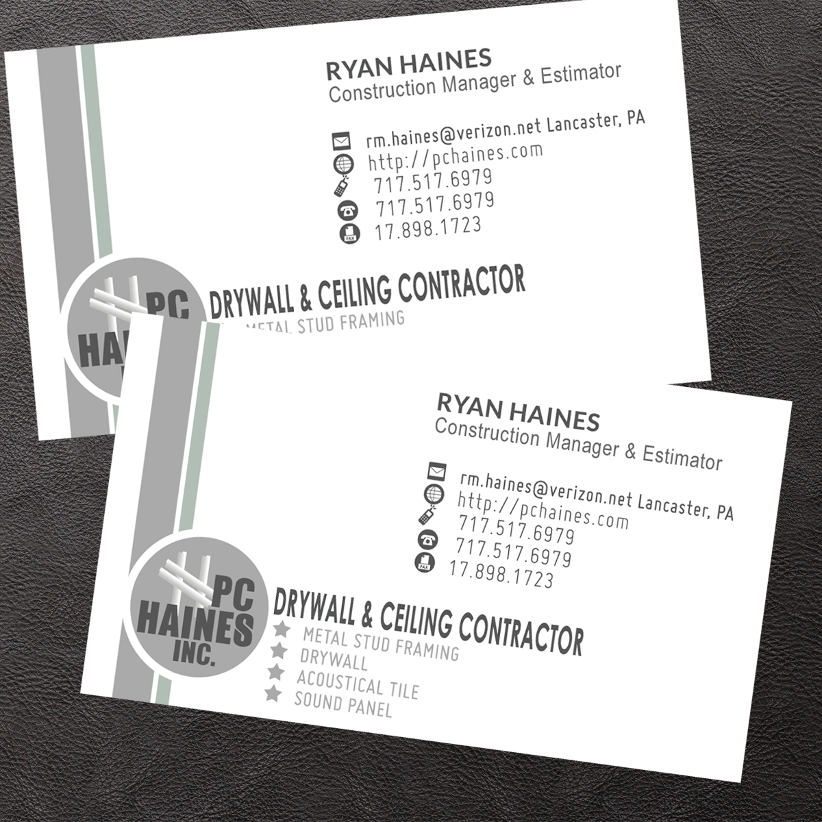 drywall business cards 3