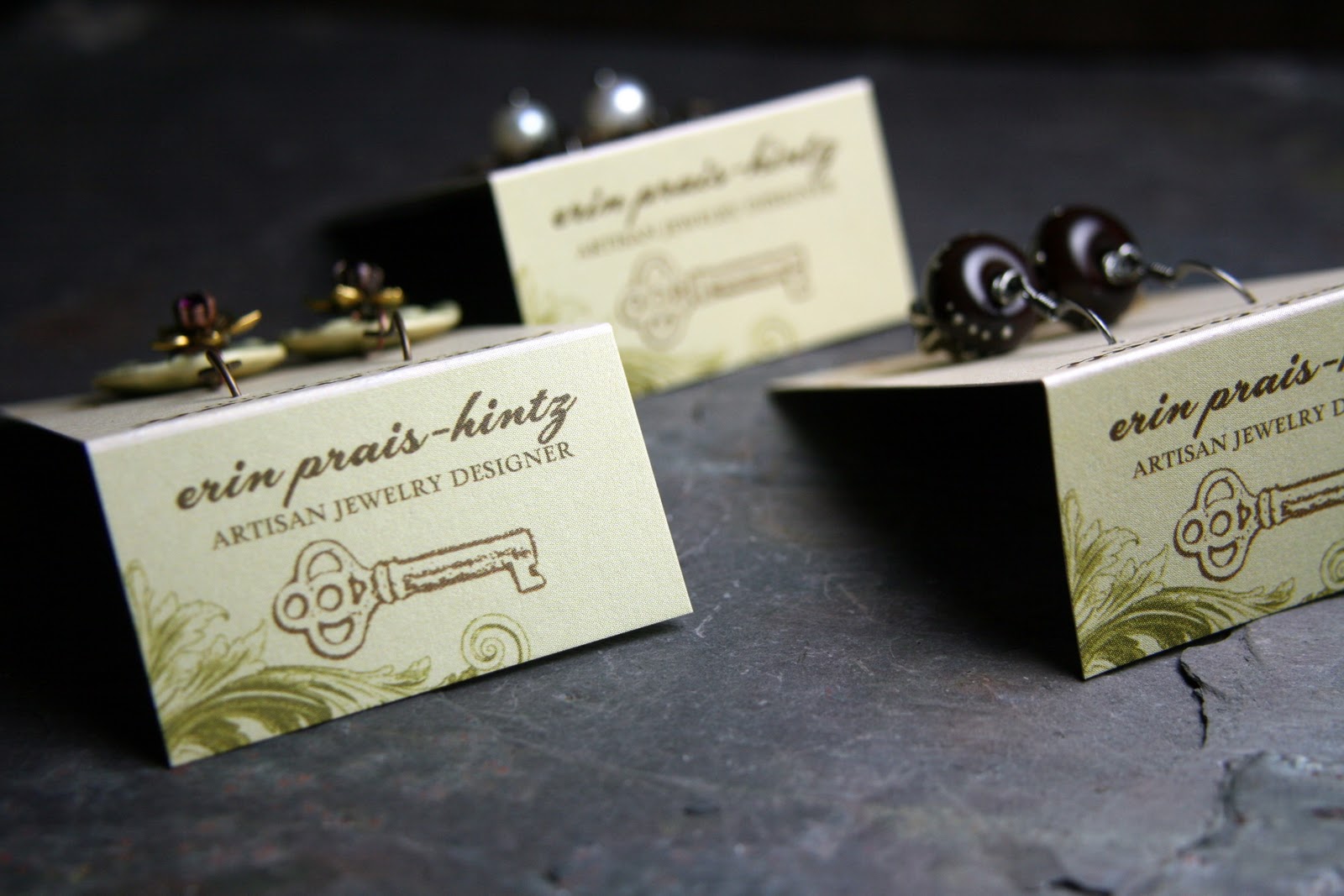 earring business cards 1