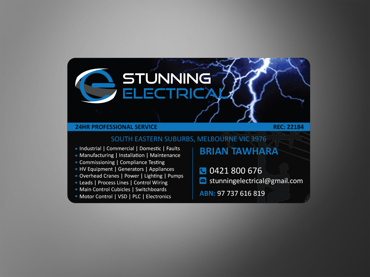 electrical business cards ideas 2