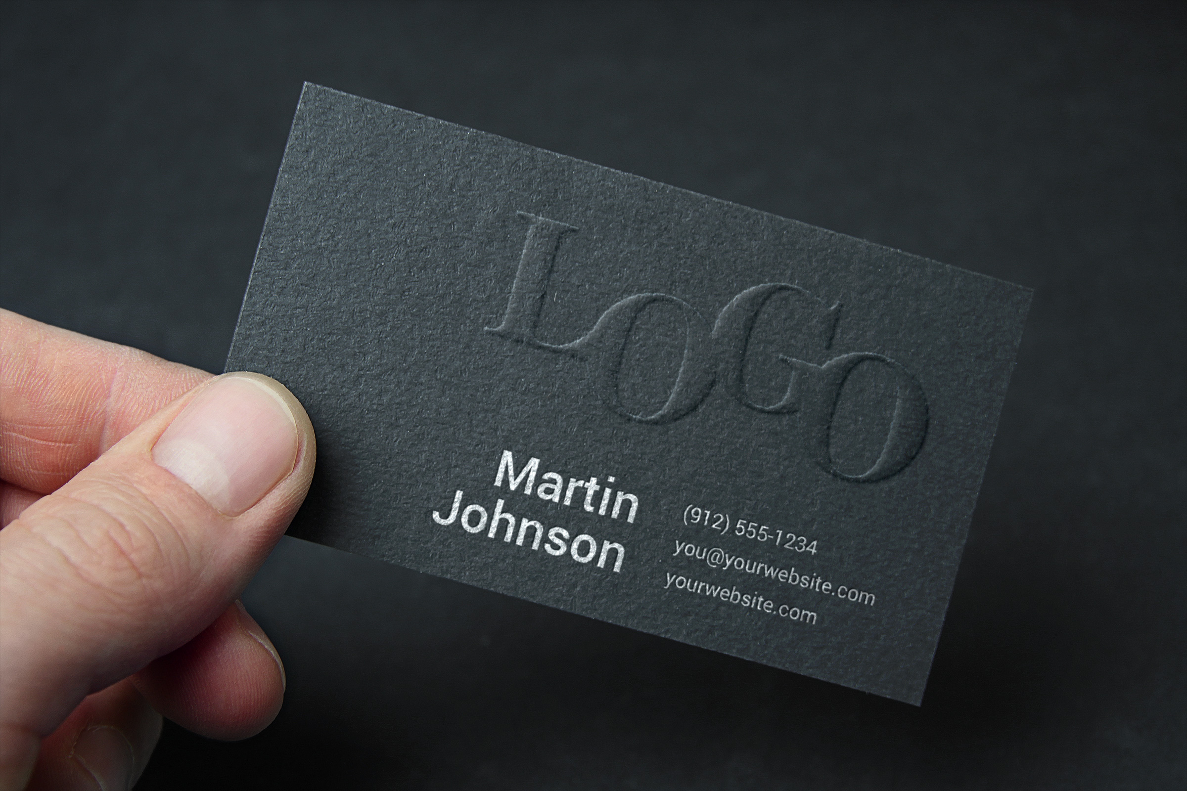 embossed business cards 1