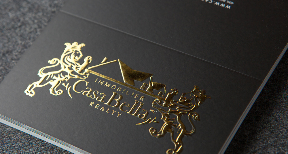 embossed gold foil business cards 1