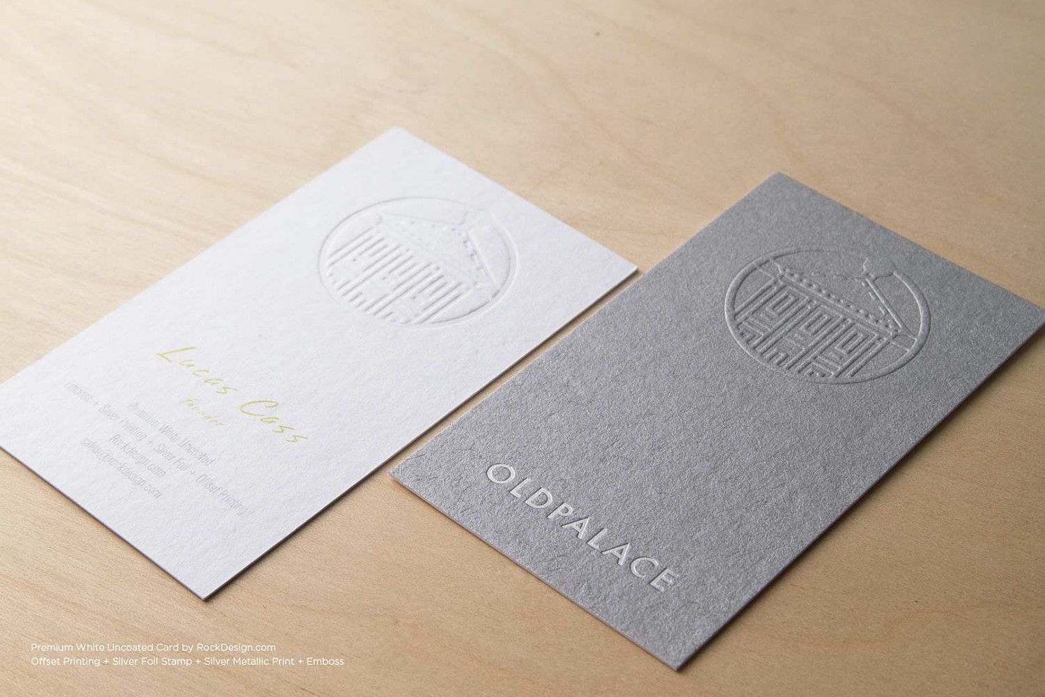 embossed matte business cards 1