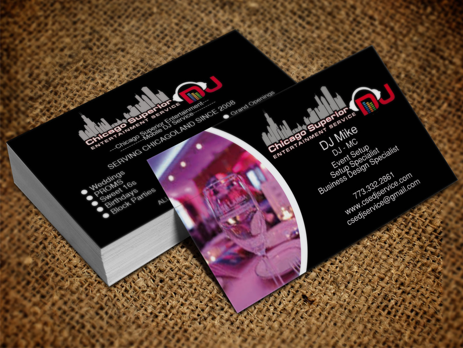 entertainment business cards 3