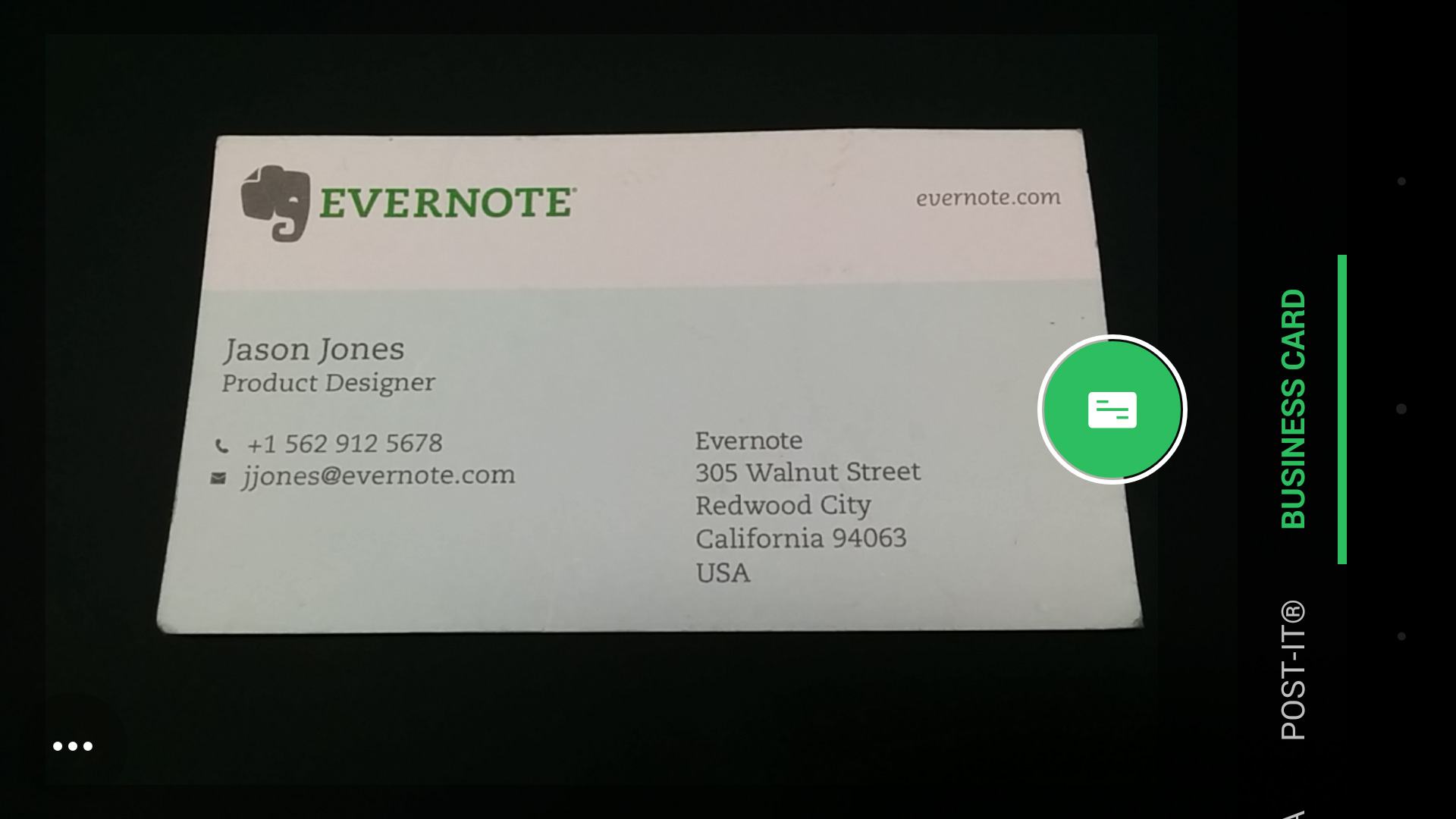 evernote business cards 3