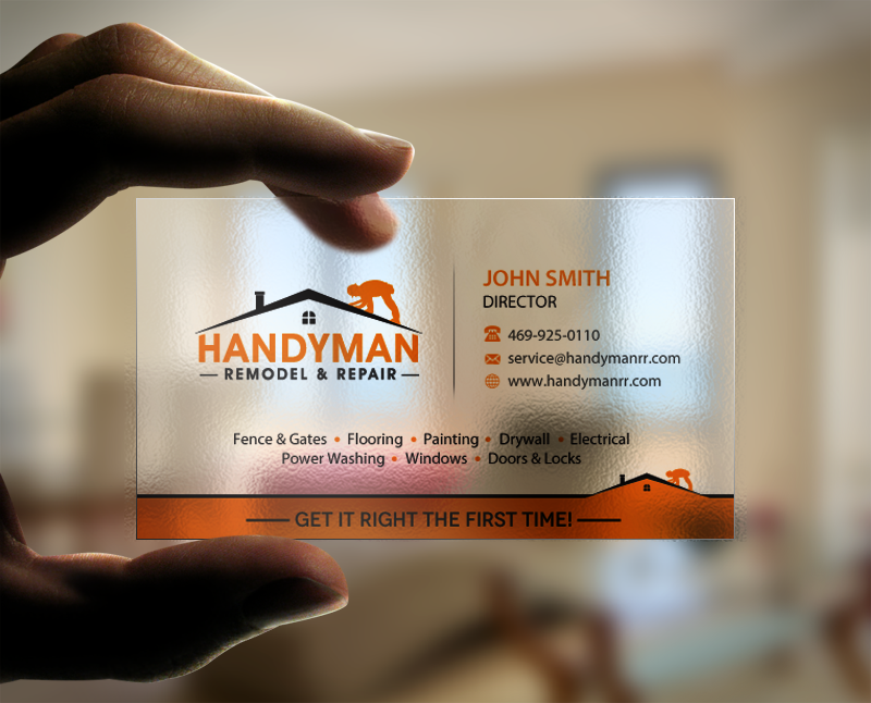 examples of handyman business cards 3