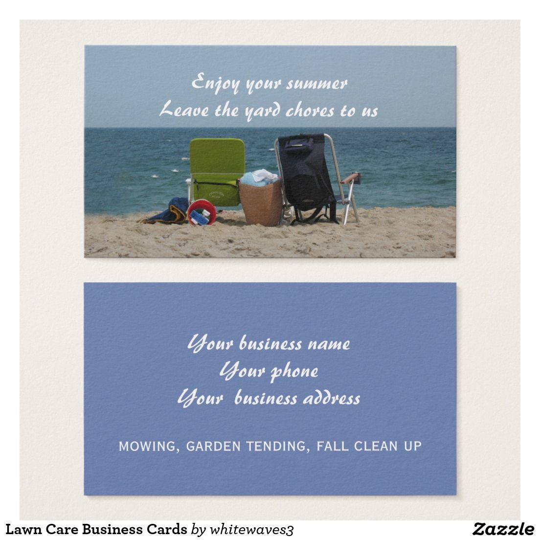 examples of lawn care business cards 3