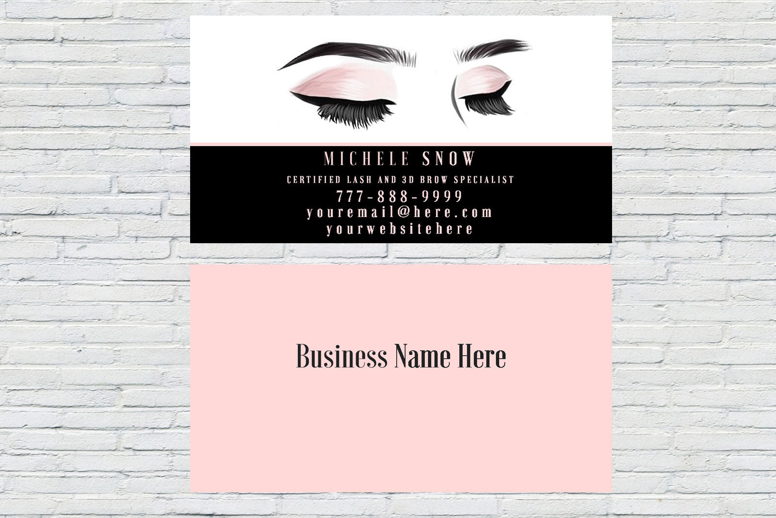 eyelash business cards ideas 10