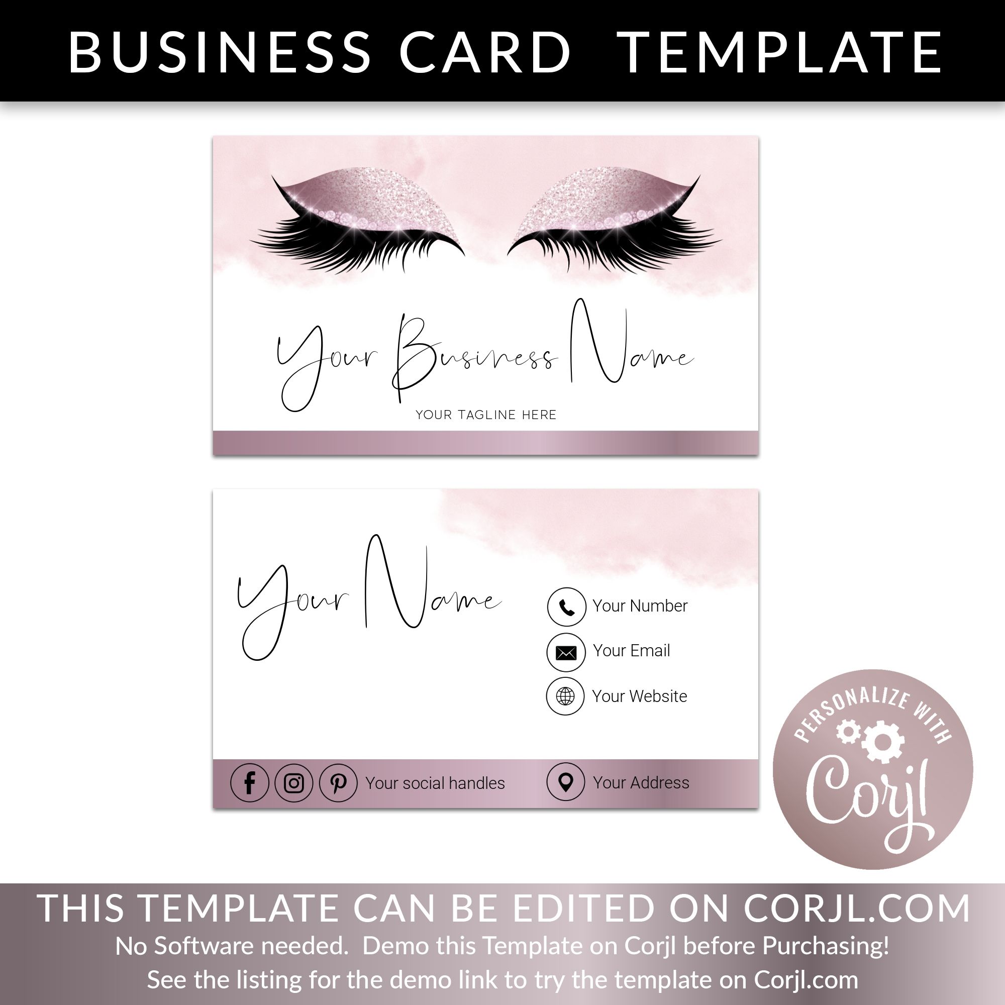 eyelash business cards ideas 7