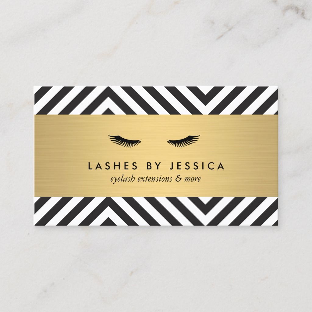 eyelashes business cards 2