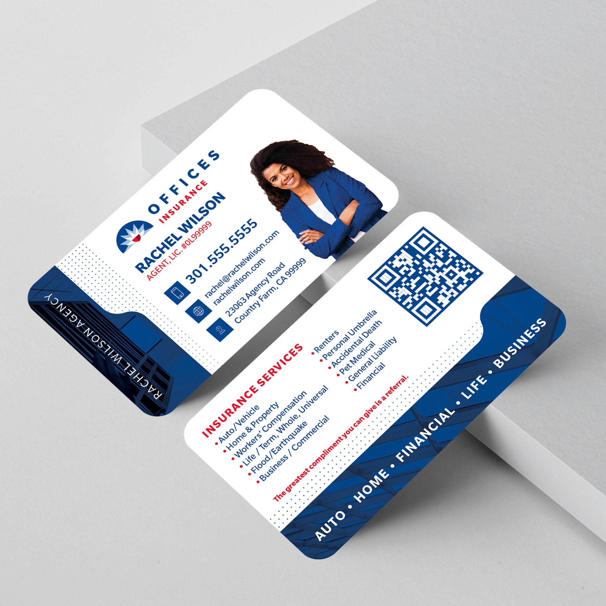farmers insurance business cards 2