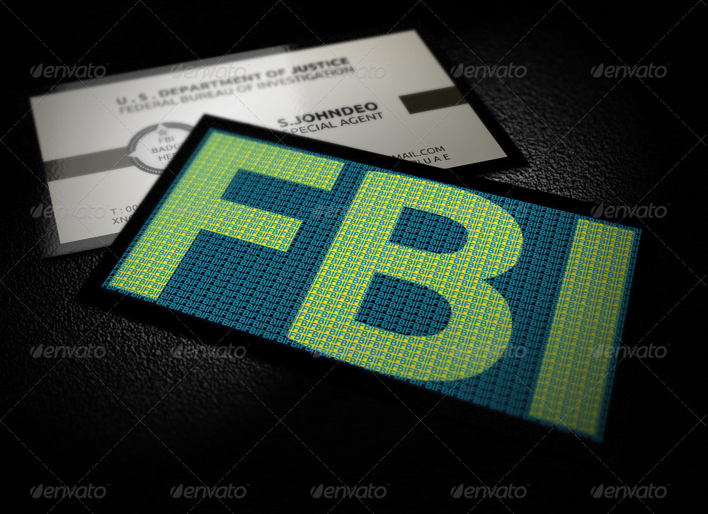 fbi business cards 1