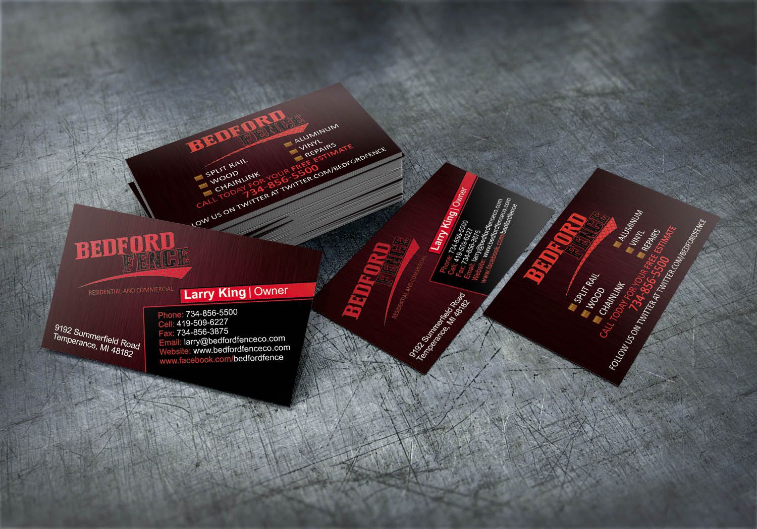 fence business cards 2