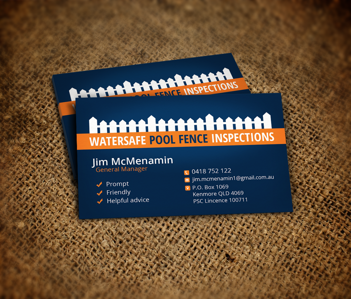 fence company business cards 2