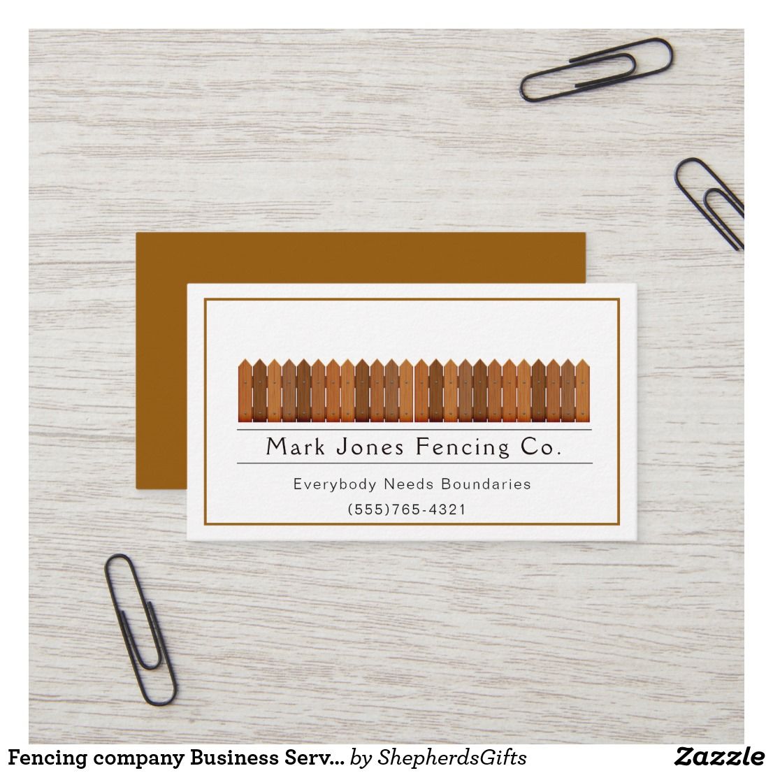 fence company business cards 4