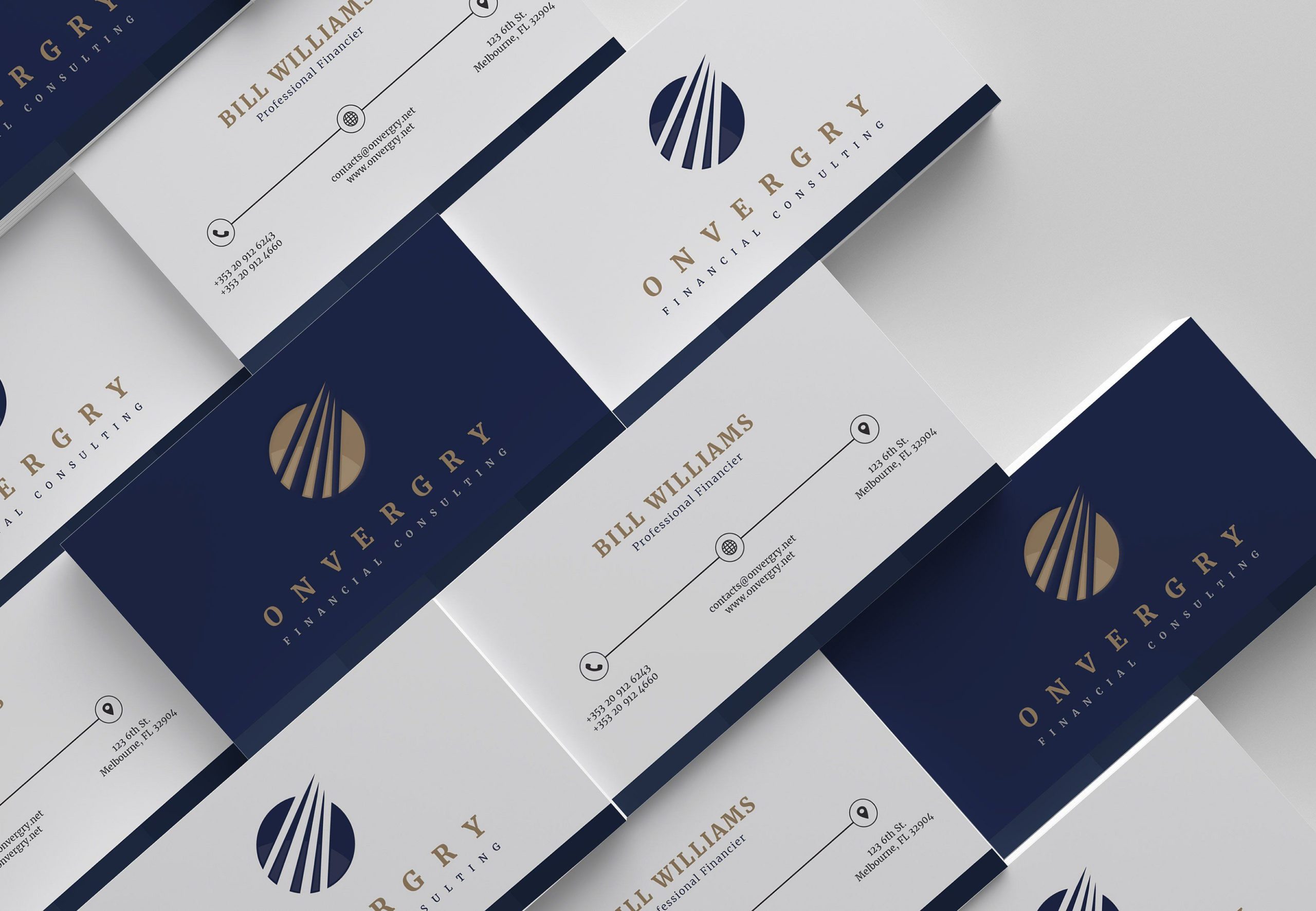financial business cards 2