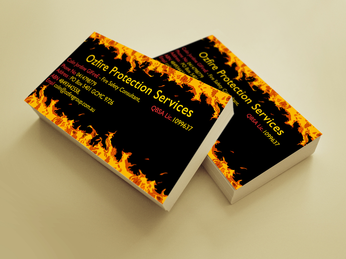 fire business cards 1