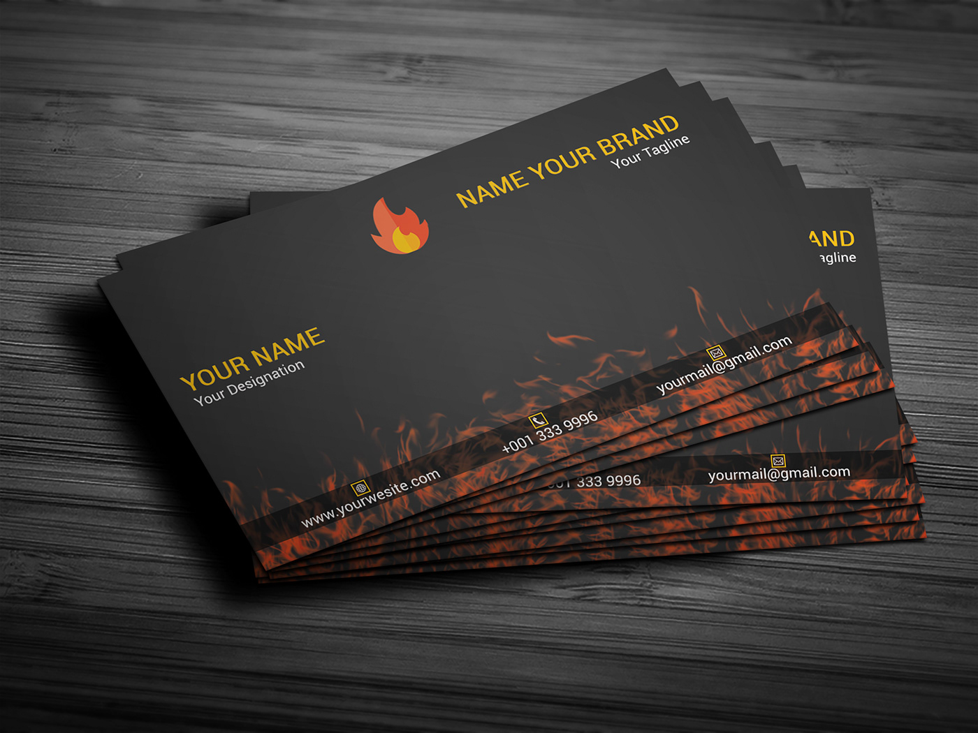 fire business cards 2