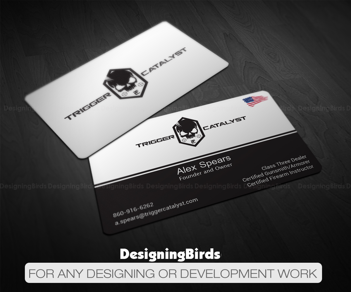 firearms instructor business cards 1