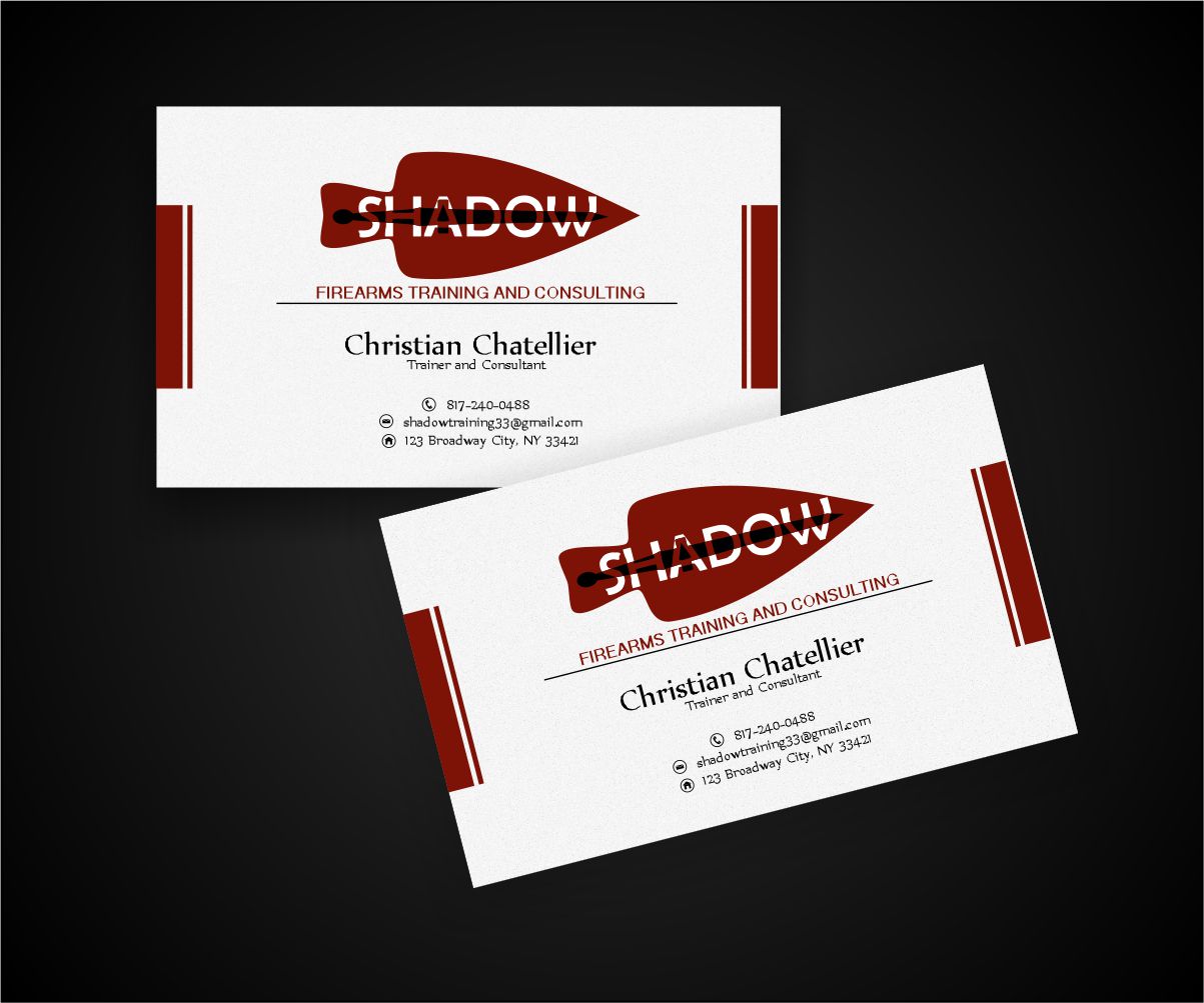 firearms instructor business cards 3
