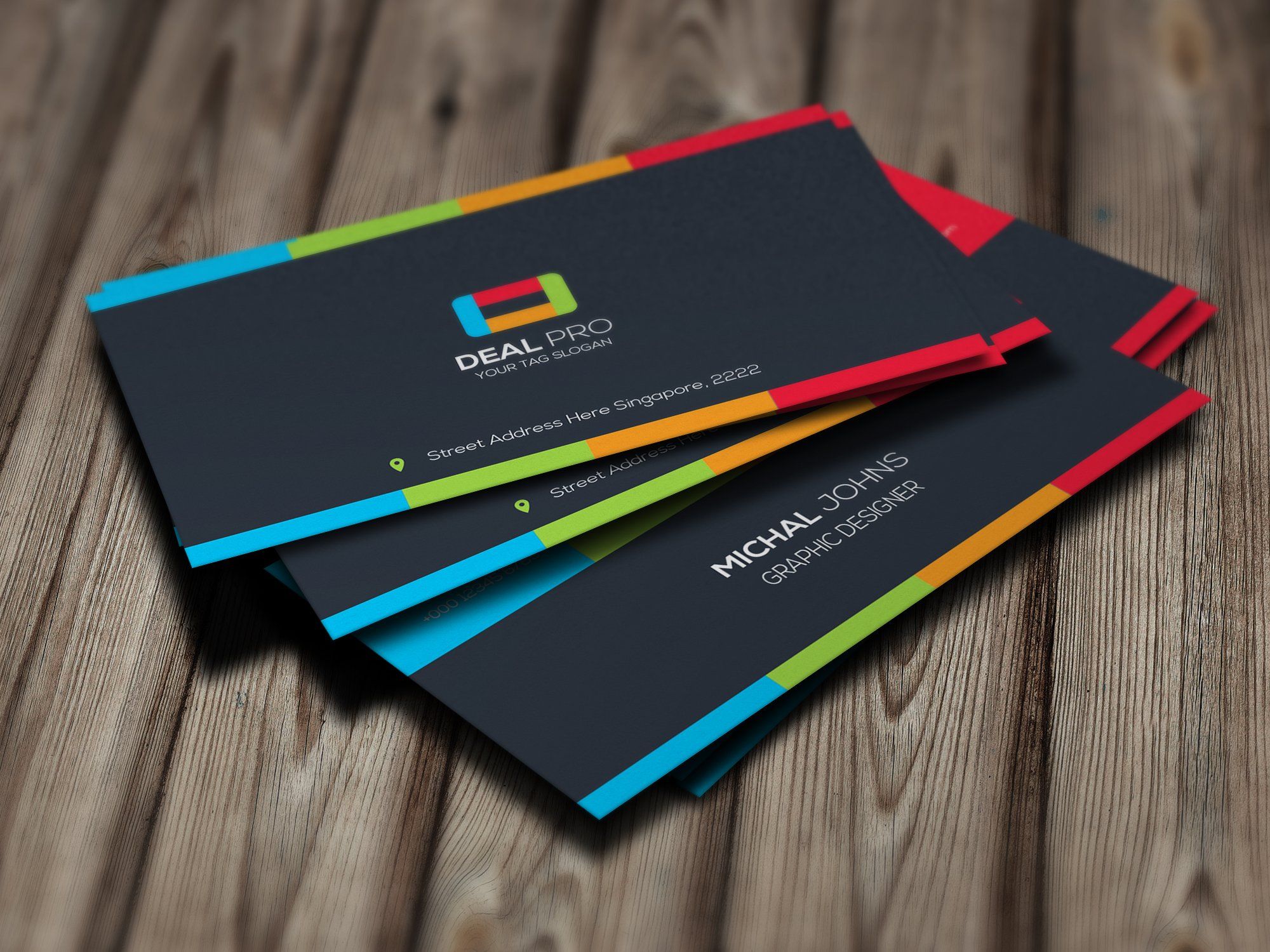 first class color business cards 2